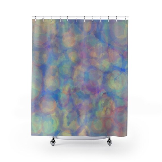 Pastel Watercolor Shower Curtain Print From Hand Painted Etsy