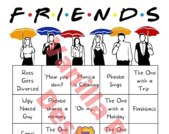 Friends Bingo Game