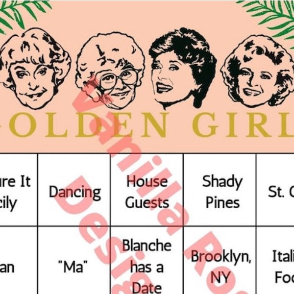 Golden Girls Bingo