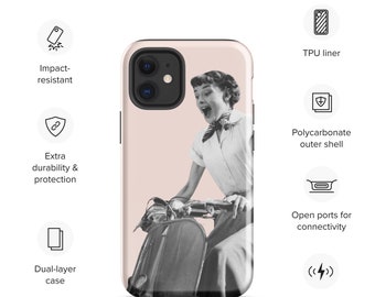 Audrey Hepburn Vespa Tough Case for iPhone®