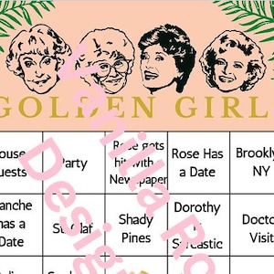 Golden Girls Bingo