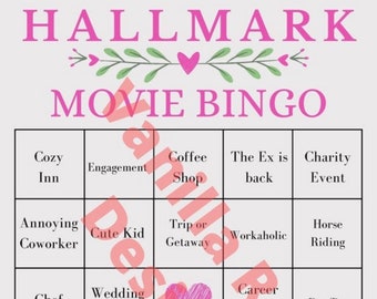 Hallmark Movie Bingo