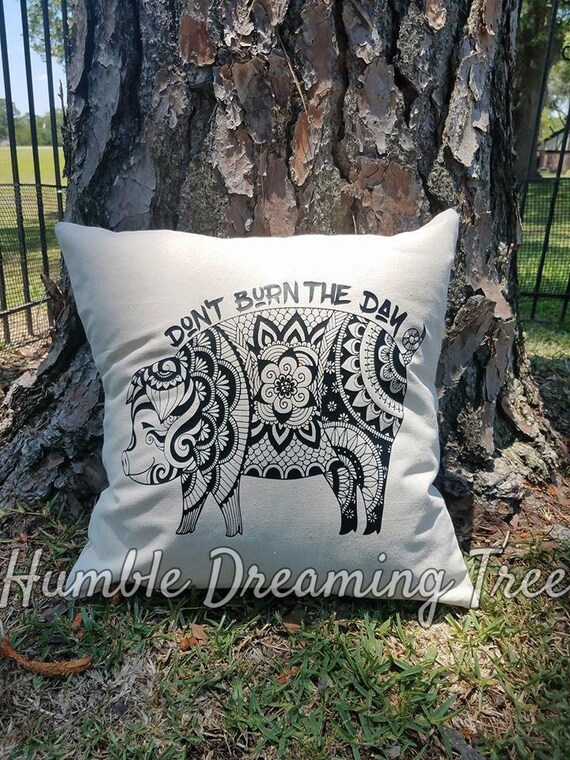 Dmb Pig Lyrics Don T Burn The Day Pillow Cover Etsy