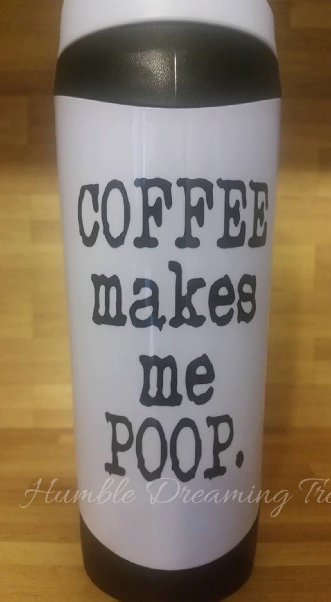 Coffee Makes Me Poop. Travel Coffee Mug Funny Office Humor Etsy