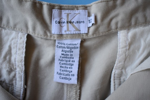 Vintage Y2K Calvin Klein Cotton Shorts, Vintage K… - image 6