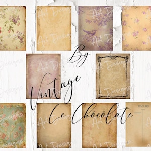 Junk Journal Papiere Digitales Bündel Vintage Inspirierte Papier Druckbare Papiere Collage Papiere Scrapbooking Digitales Papier. P7