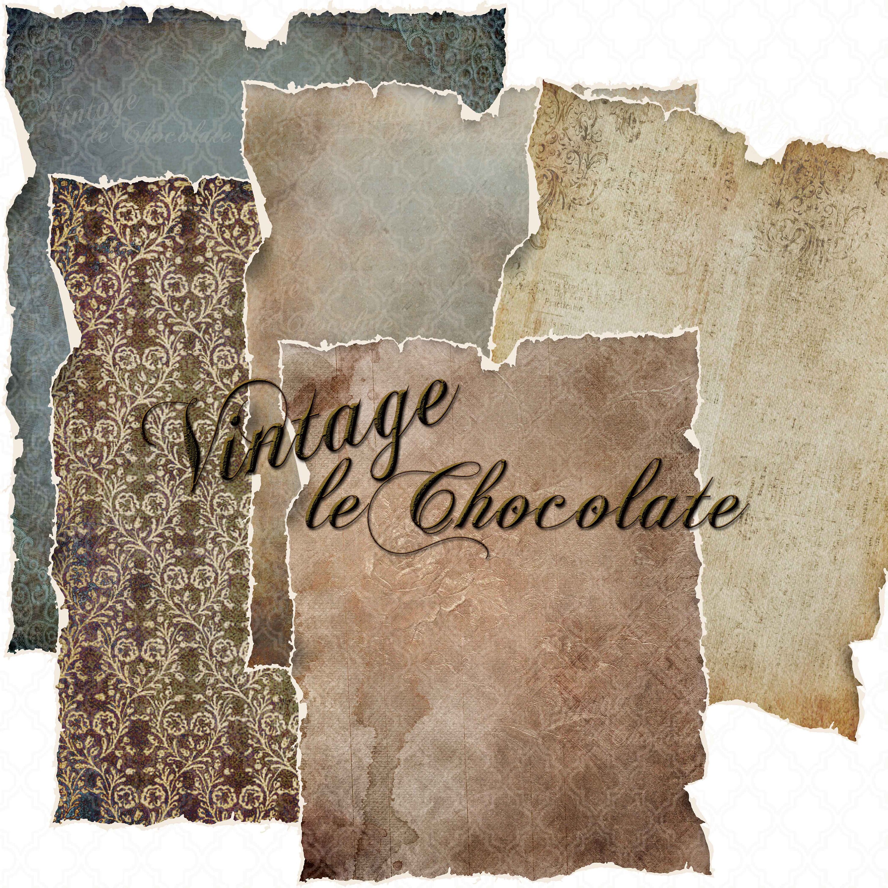 Digital Torn and Worn Edge Paper, Journal Pages, Vintage