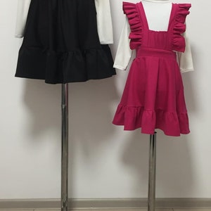 Red matching mother-daughter dress / Mommy and me outfit / Mommy and me dress image 8