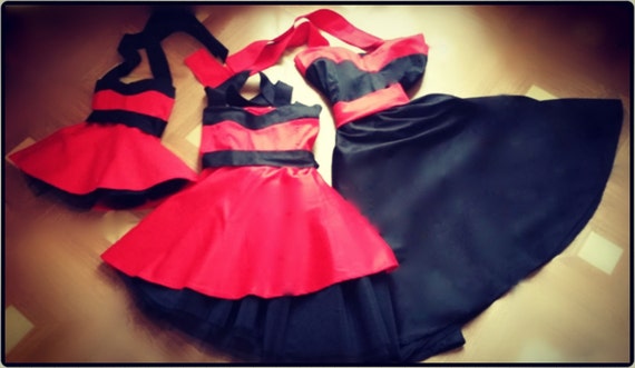 Rockabilly kleid mutter tochter Clearance