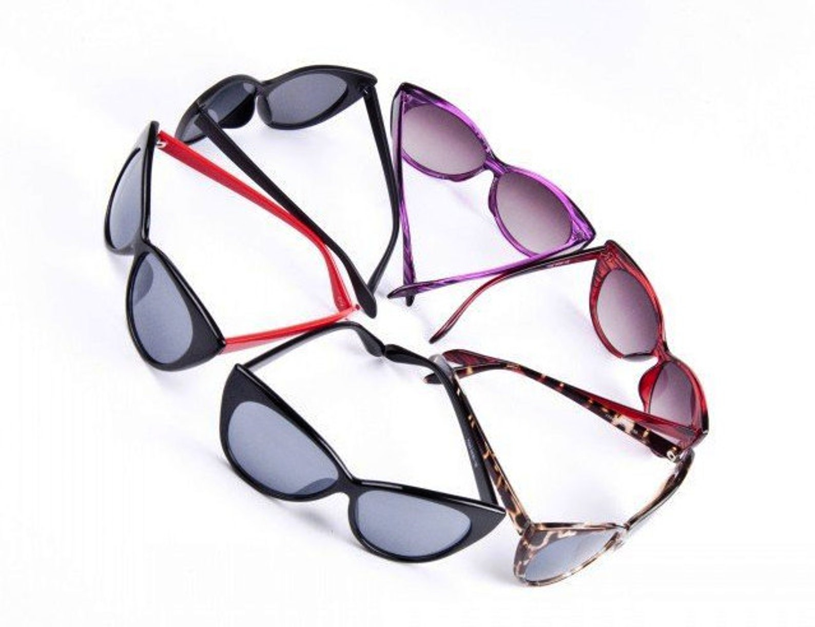 Customized Cat Eyes Sunglasses Studs Pin up Sunglasses Etsy