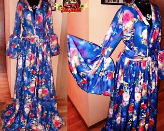 Flowers Limited Edition Custom Duster Festival Stage Dress