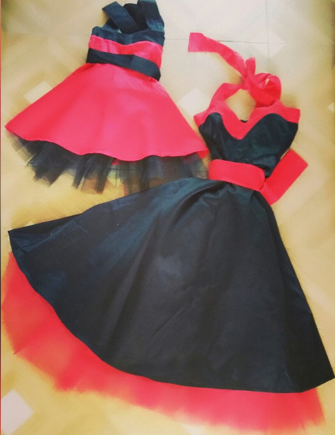 Rockabilly kleid mutter tochter Clearance