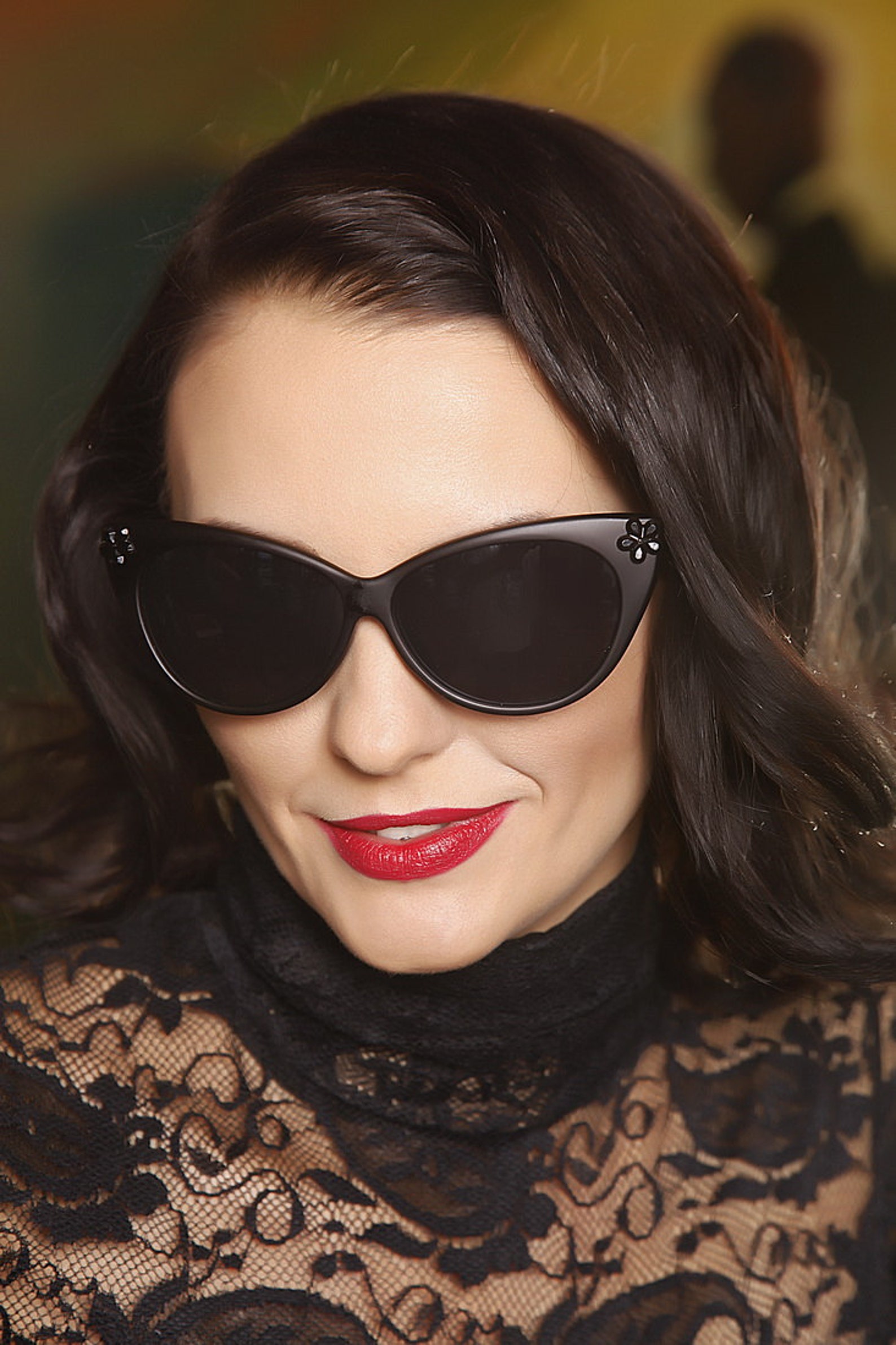 Customized Cat Eyes Sunglasses Studs Pin up Sunglasses Etsy