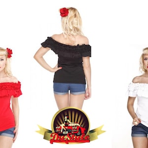 Off shoulder boho top, Sexy summer custom made top, White  off shoulder top, black off shoulder top, red off shoulder top