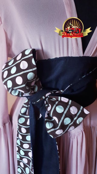 Polka Dot Obi Belt - Etsy display picture 3
