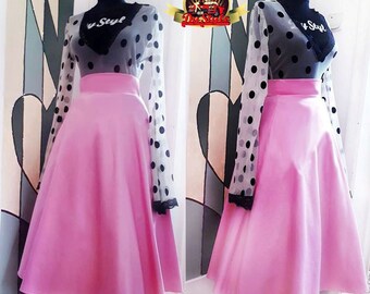 Bruidsmeisje A-line volledige rok, zomer rok in de kleur die u wenst