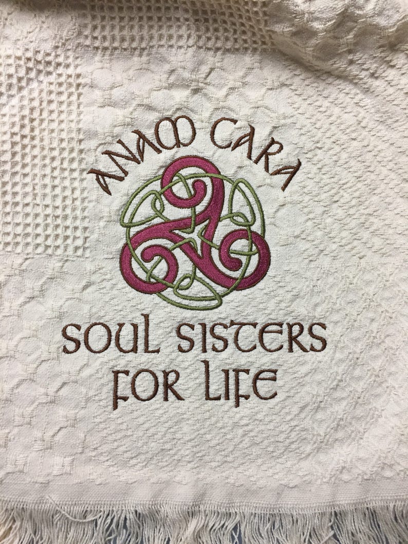 Anam Cara Celtic Irish Throw Personalized Etsy