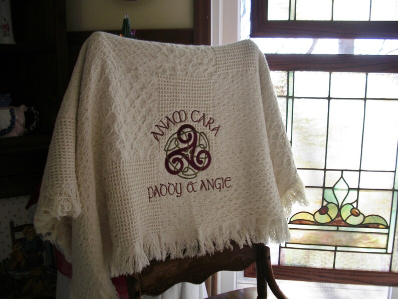 Anam Cara Celtic Irish Throw Personalized Etsy