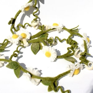 Glamorous tender little garland in with. A decoration for the inconspicuous lamp or the window sill