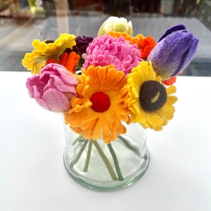 Small spring flowers, small summer flowers as decoration for the table