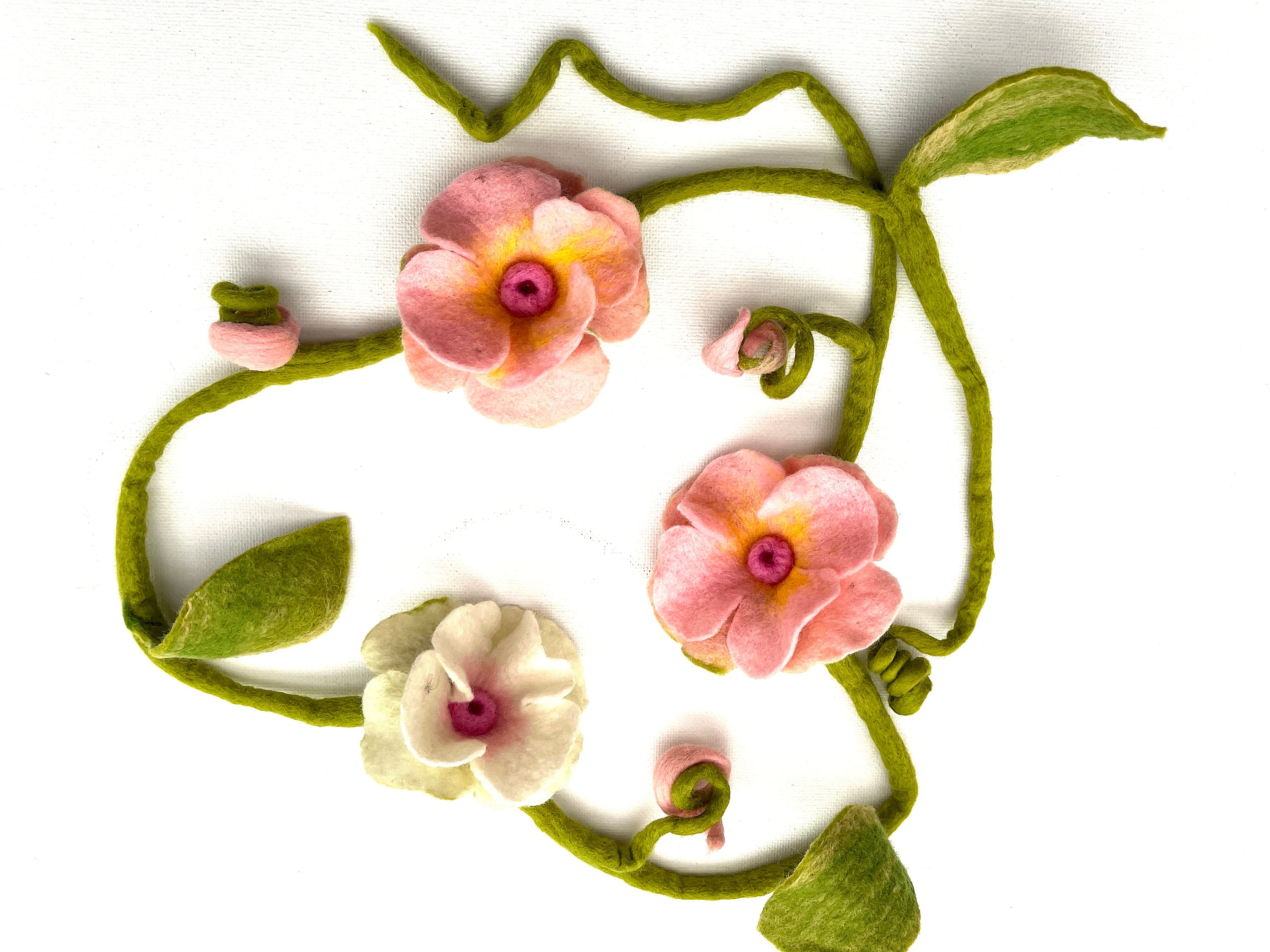 Enchanting Small Delicate Garland, As Decoration For The Apartment, Baby Heaven Or School Bag