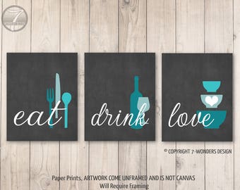 Turquoise Kitchen Etsy