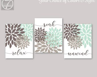 mint green bathroom decorating ideas relax soak unwind abstract floral bursts bathroom art prints set of 3 many sizes light mint brown modern decor unframed mint green bathroom etsy mint green bathroom decorating ideas relax soak unwind abstract floral bursts bathroom art prints set of 3 many sizes light mint brown modern decor unframed mint green bathroom etsy