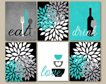 Turquoise Kitchen Etsy