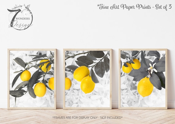 Lemon on sale wall art