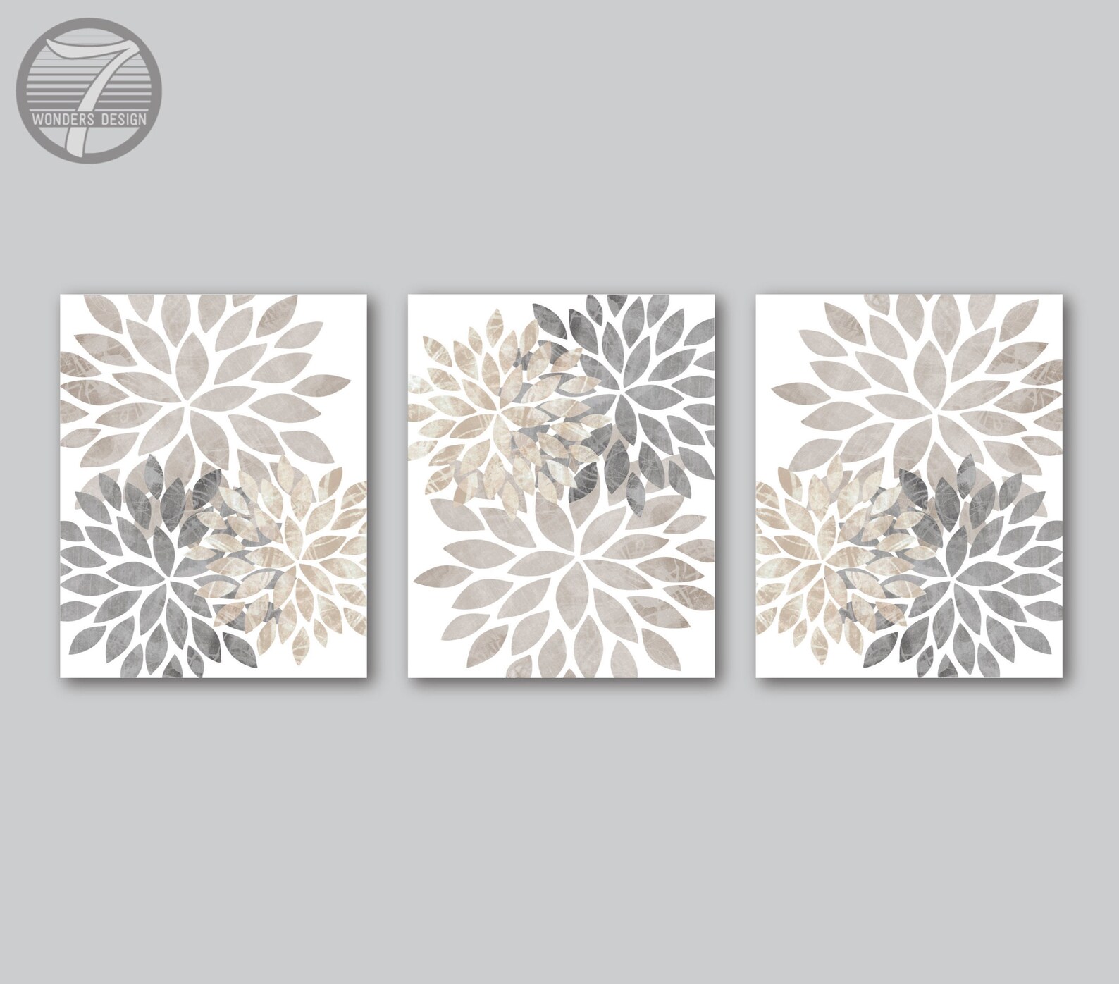 Modern Country Kitchen Wall Art Prints Bless the Food Before Etsy