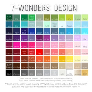 Puede incluir: Una carta de colores con 72 muestras de colores diferentes, etiquetadas con nombres como "verde oscuro", "azul verdoso", "azul real", "ciruela", "frambuesa", "merlot", "caoba", "marr&oacute;n oscuro", "negro", "salvia", "oliva", "aguacate", "lima", "kiwi", "apio", "hada", "espuma de mar", "menta", "oc&eacute;ano", "china", "barney", "violeta", "baya", "lavanda", "periwinkle", "fucsia", "flor", "rosa", "palo de rosa", "salm&oacute;n", "coral", "melocot&oacute;n", "rubor", "polvo", "&aacute;mbar", "naranja", "tigre", "naranja", "mango", "mostaza", "amarillo", "mantequilla", "crema", "almendra", "gamuza", "beige", "marr&oacute;n", "caqui", "desnudo", "sepia", "pizarra", "gris", "humo", "acero", "ceniza", "blanco", "champ&aacute;n", "oro".