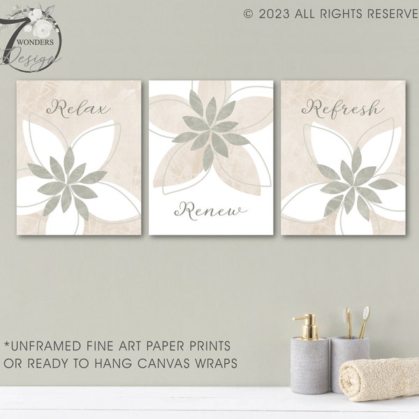 Relax Refresh Renew Sign Etsy