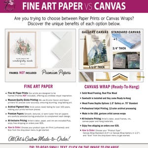 a screen shot of the fine art paper and canvas website