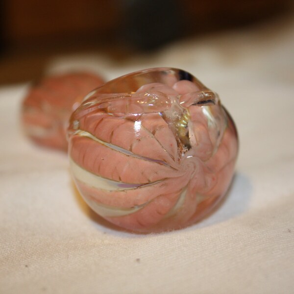 3 1/2 inch Pink Inside Out  Glass Pipe