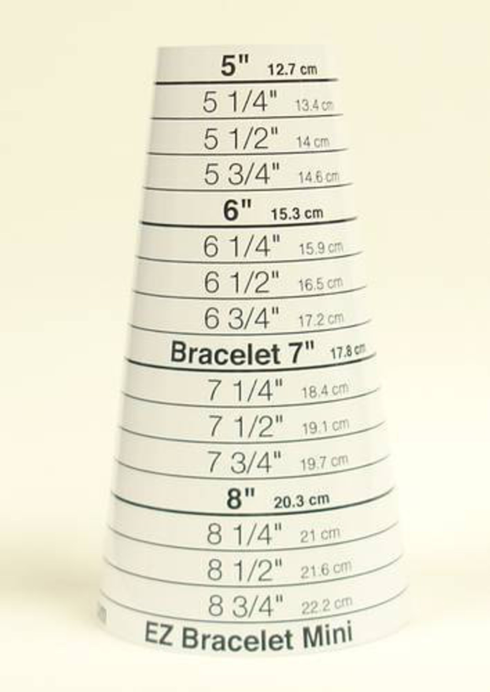 Mini EZ Bracelet travel Size Bracelet Sizer Made in USA Etsy