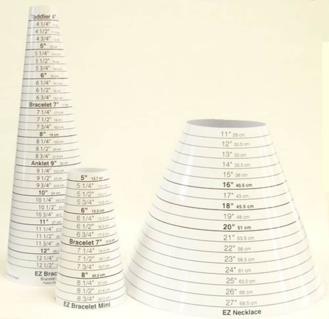 Mini EZ Bracelet travel Size Bracelet Sizer Made in USA Etsy