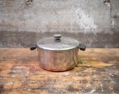 Vintage Pre 1962 Revere Ware 4 Quart Stockpot with Lid Vintage Revere Ware Copper Cookware