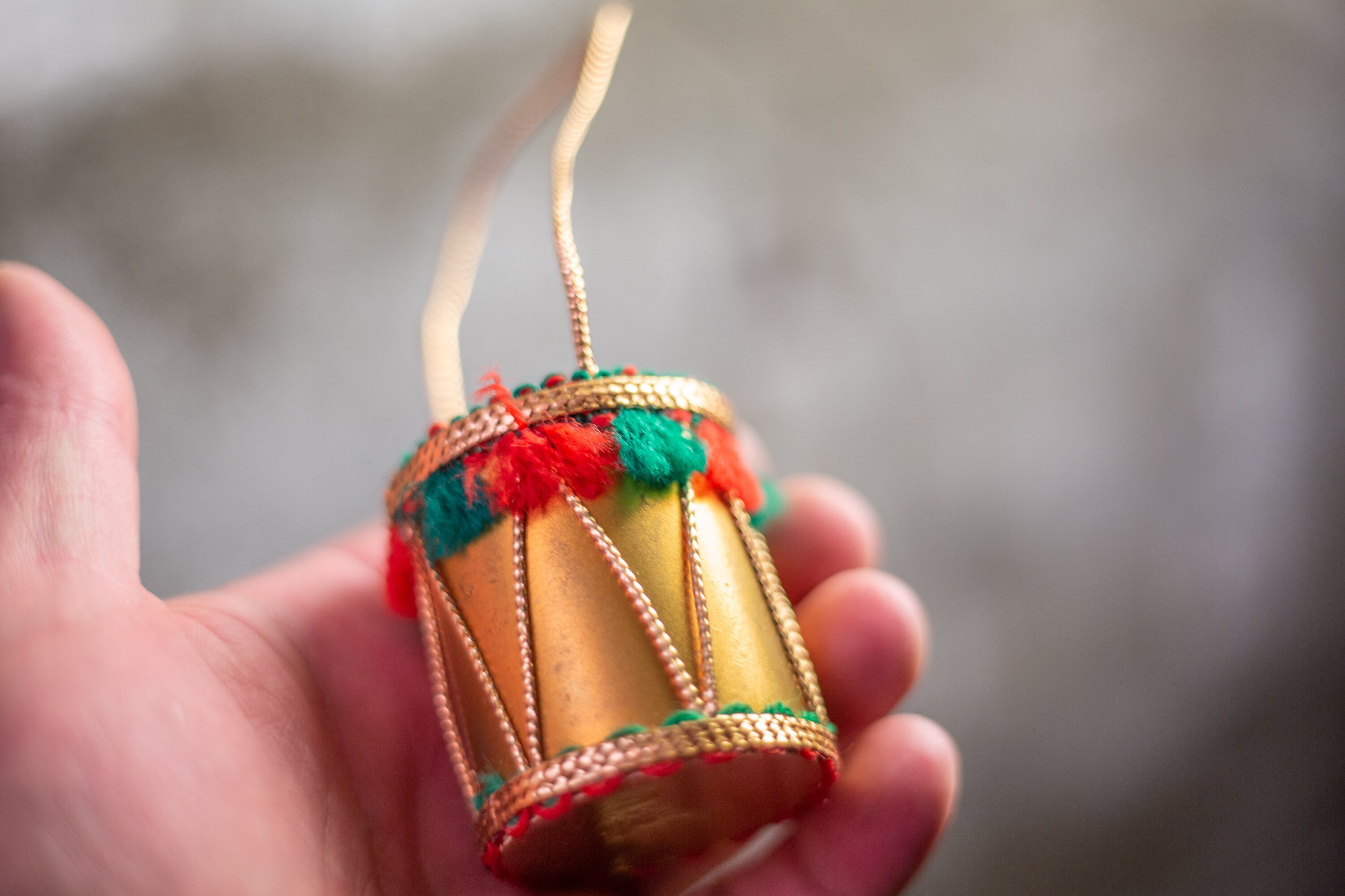 Vintage Midcentury Drum Ornaments Christmas Ornaments Etsy