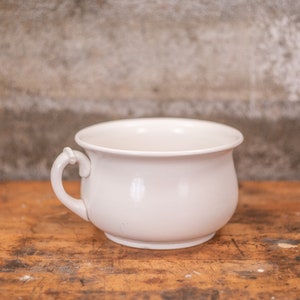 Antique Taylor Smith Taylor Ironstone Chamber Pot: Succulent Planter