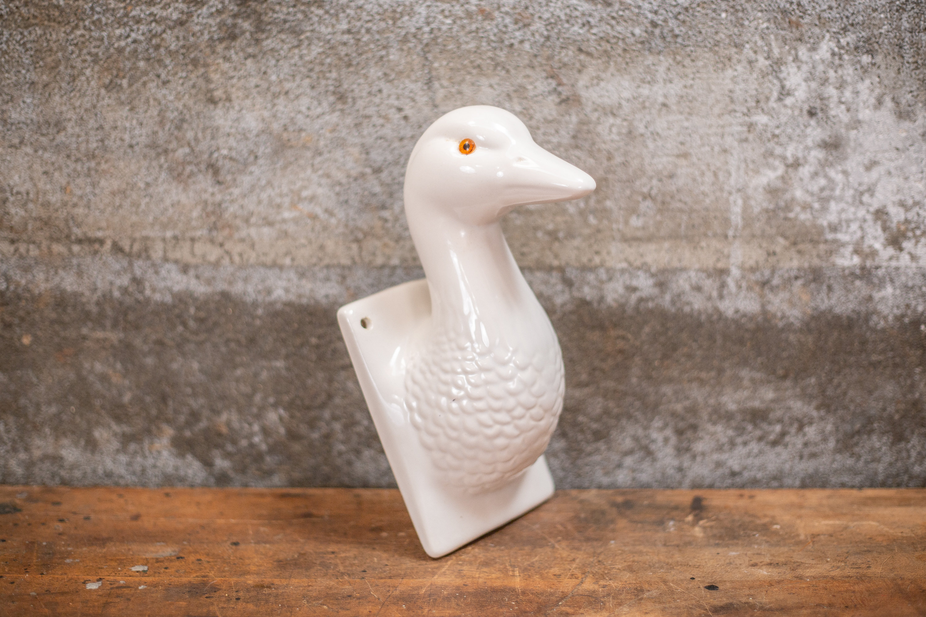 Vintage Ceramic Goose Head Towel Rack Apron Hanger Coat Etsy