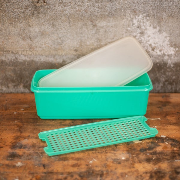 Tupperware Lettuce Keeper Etsy