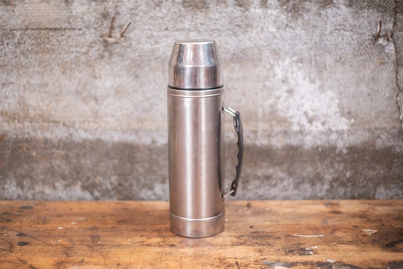 Vintage Stainless Uno-vac Thermos Insulated Thermos Hot 