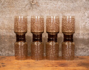 Vintage Libbey Prado-bekers | Drinkglazen jaren 70 | Libbey-barbecues