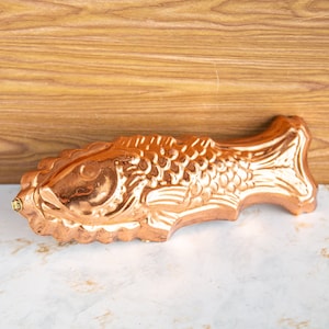 Vintage Kupfer Jello Form: Midcentury Küchen Dekor