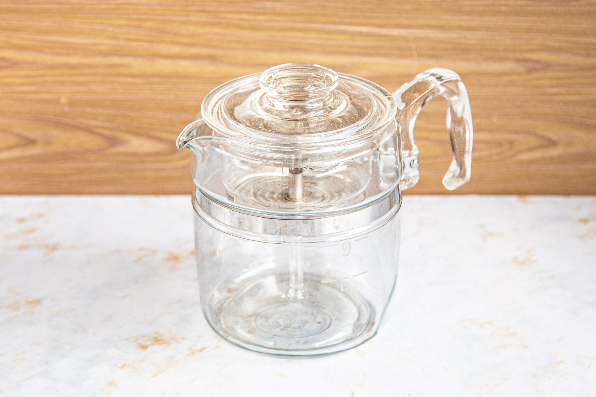 Stovetop Percolator Coffee Pot, Glass, 8 cup (40 oz) ? 