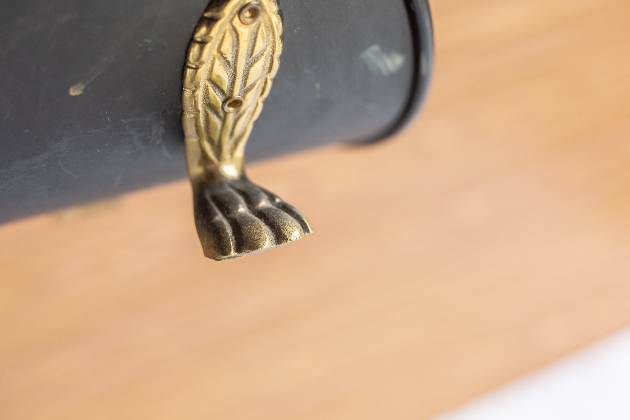 Vintage Black Metal Fireplace Wood Basket Holder Etsy