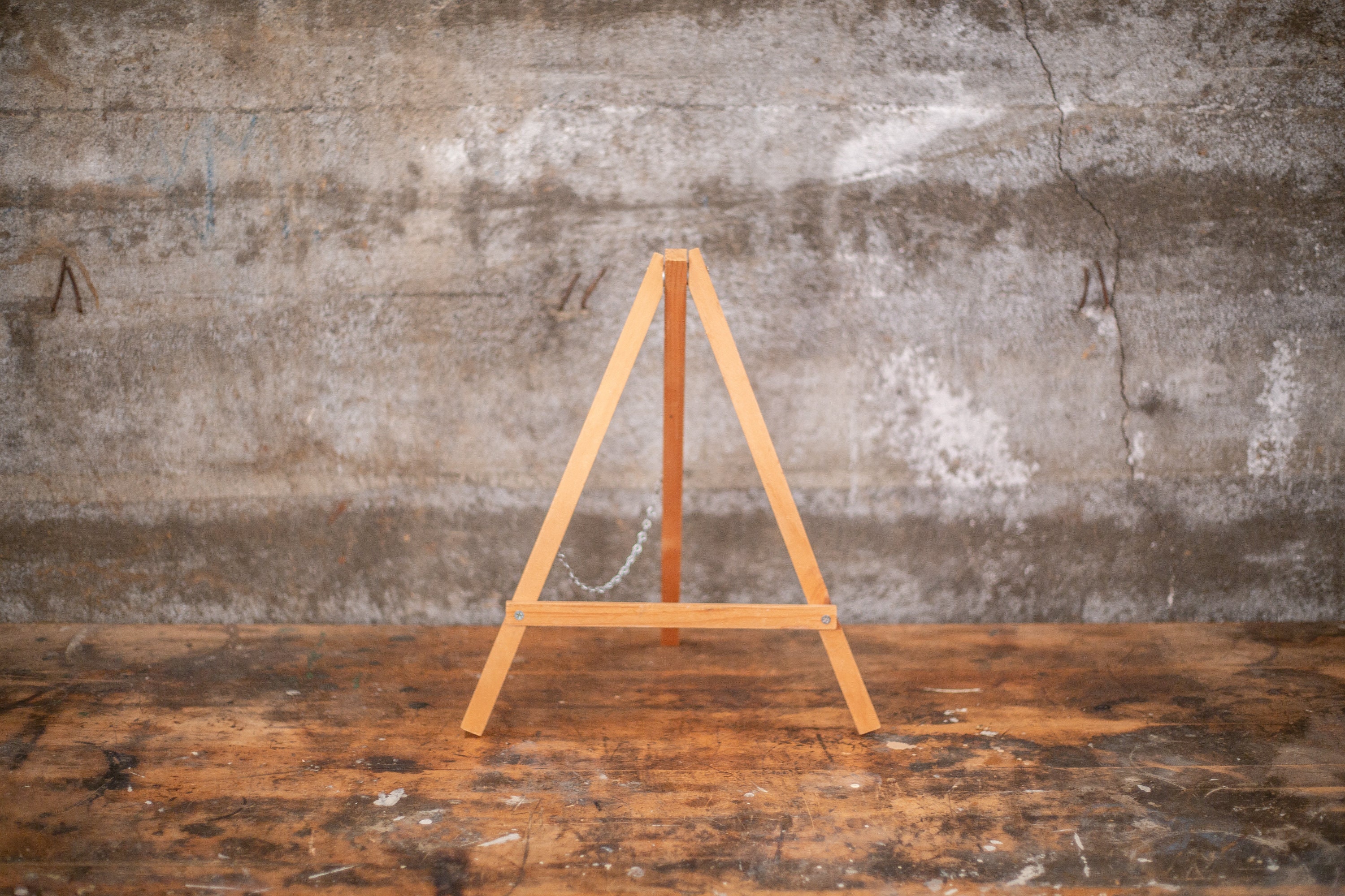 Vintage Tabletop Easel Tabletop Art Sign Display Easel Etsy