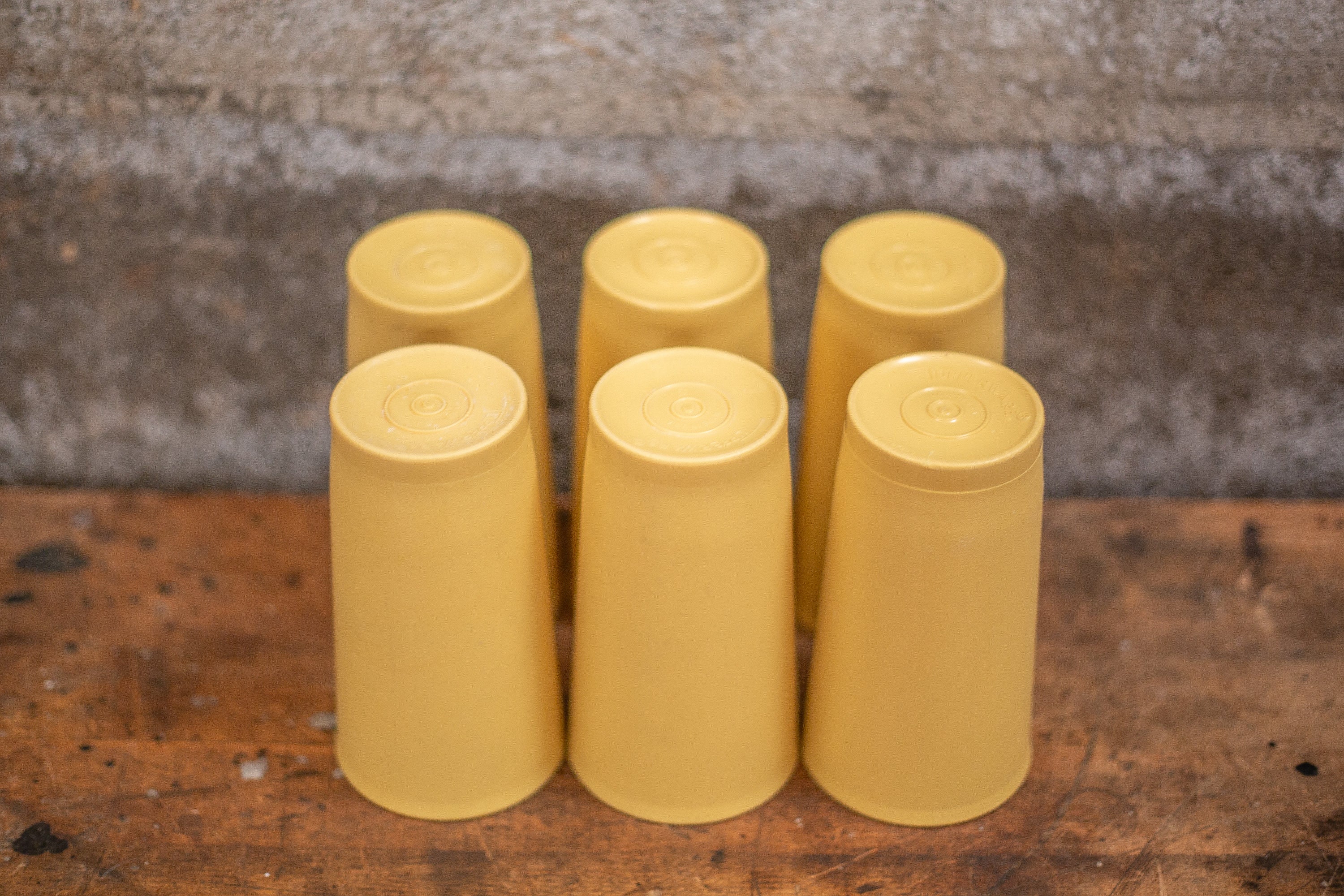 Tupperware Bicchiere Jumbo 470 Ml (Set Da 2) - Pratico, Resistente E Adatto A Microonde E Congelatore In Giallo