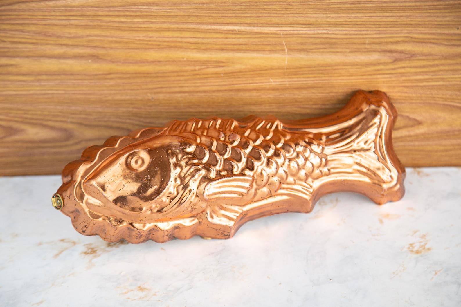 Midcentury Copper Fish Jello Mold Food Pate Mold Tin Lined | Etsy