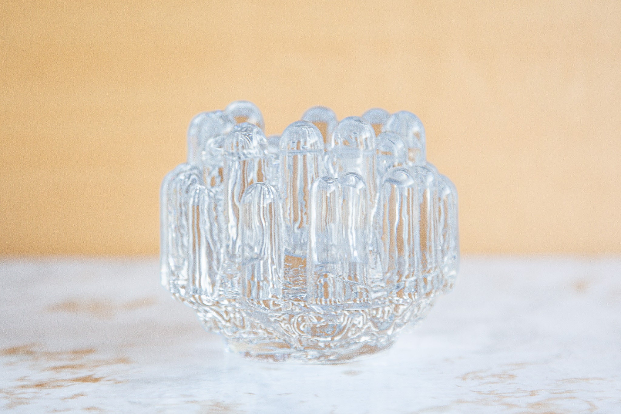 Candelabro votivo vintage de cristal polar Kosta Boda, hecho en Suecia. -  Etsy México, image size:2048x1365